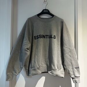 🌟Limited Time Offer🌟 Essentials Men's Crewneck Sweater in Gray